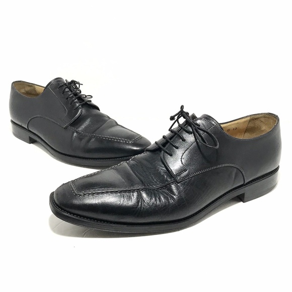 Santoni Mens Leather Oxford Shoes Size 13 D Made In Italy main image 5